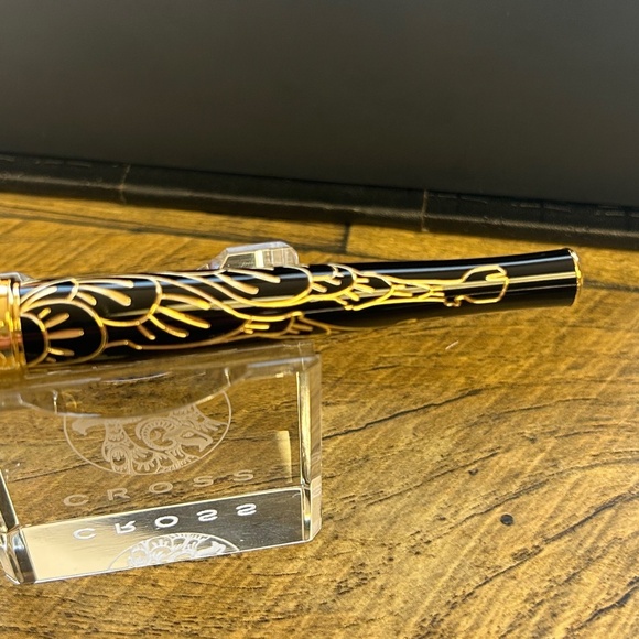 NIB Cross Sauvage 2015 Year Of The Goat Moonlit Black Lacquer Ballpoint Pen - Picture 6 of 12